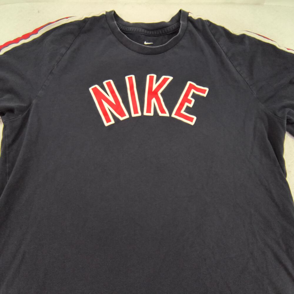 Nike Tee Short Sleeve Casual Crew Neck Shirt Mens Size Extra Large XL Black Red